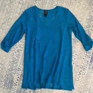 Clara Sun Woo Turquoise Top